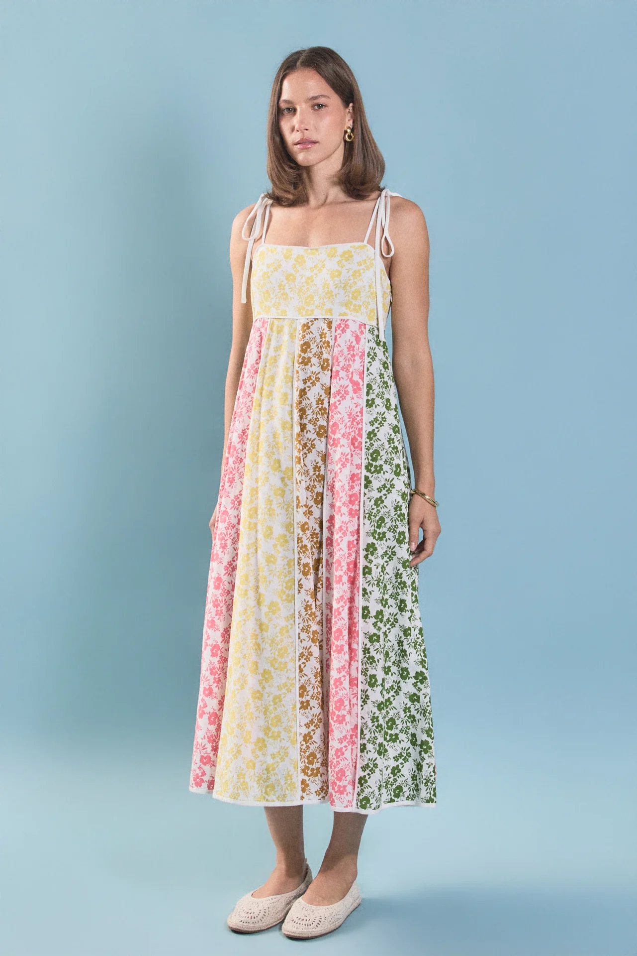 Maisie Colorblock Midi Dress - Image 4