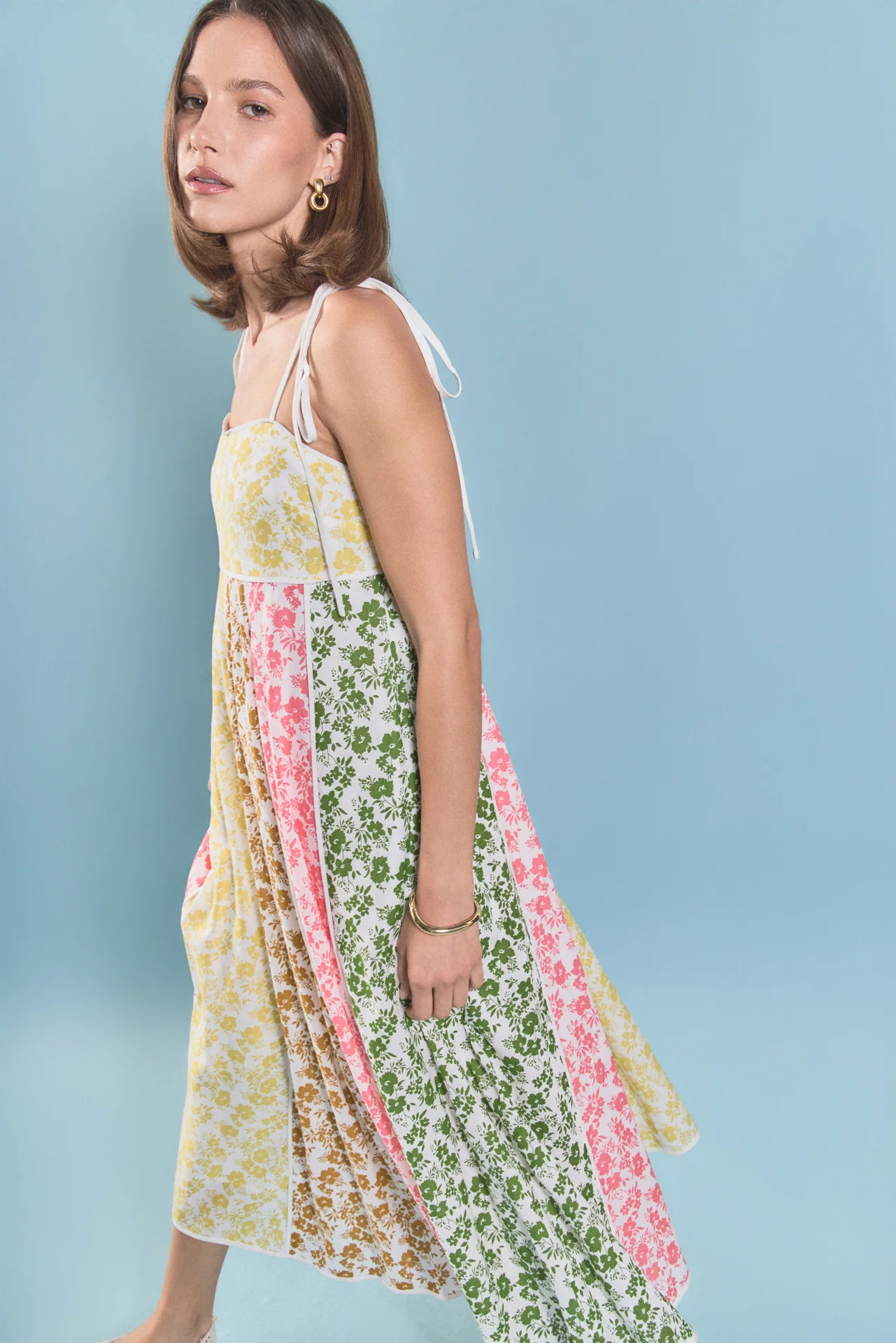 Maisie Colorblock Midi Dress - Image 6
