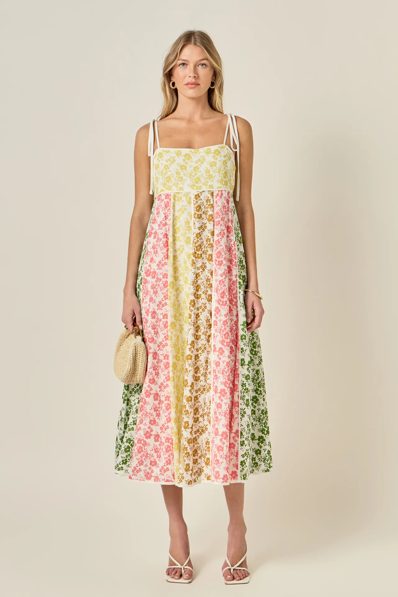 Maisie Colorblock Midi Dress - Image 7