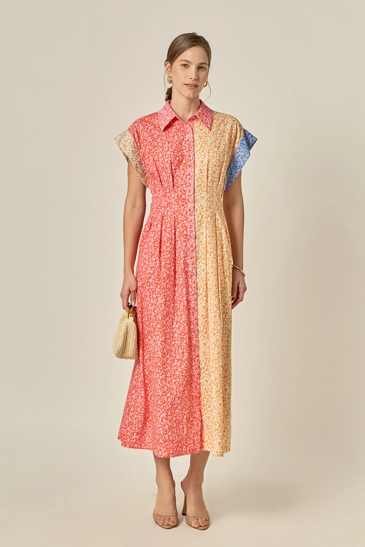 Bloom Block Midi Dress - Image 7