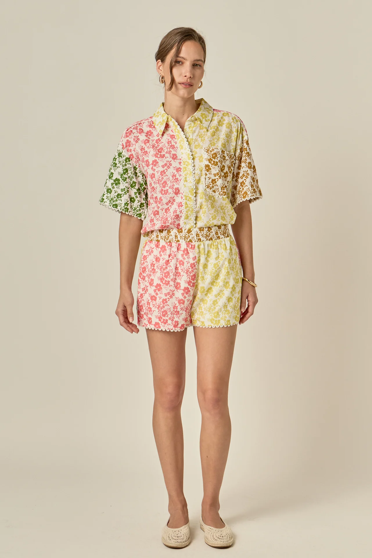 Maisie Colorblock Button-Up Shirt - Image 7