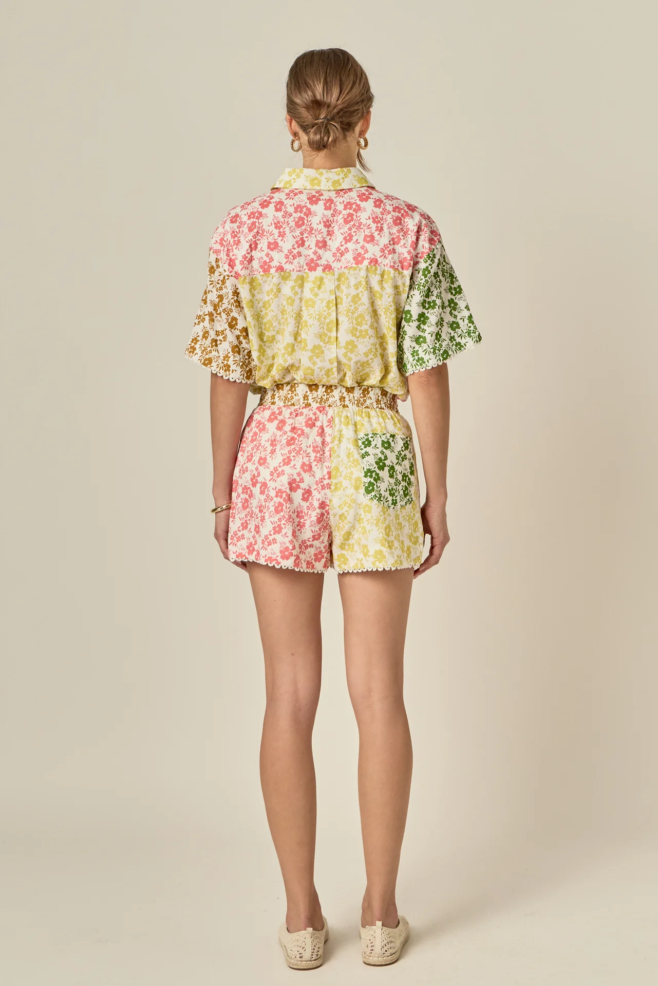 Maisie Colorblock Printed Shorts - Image 11