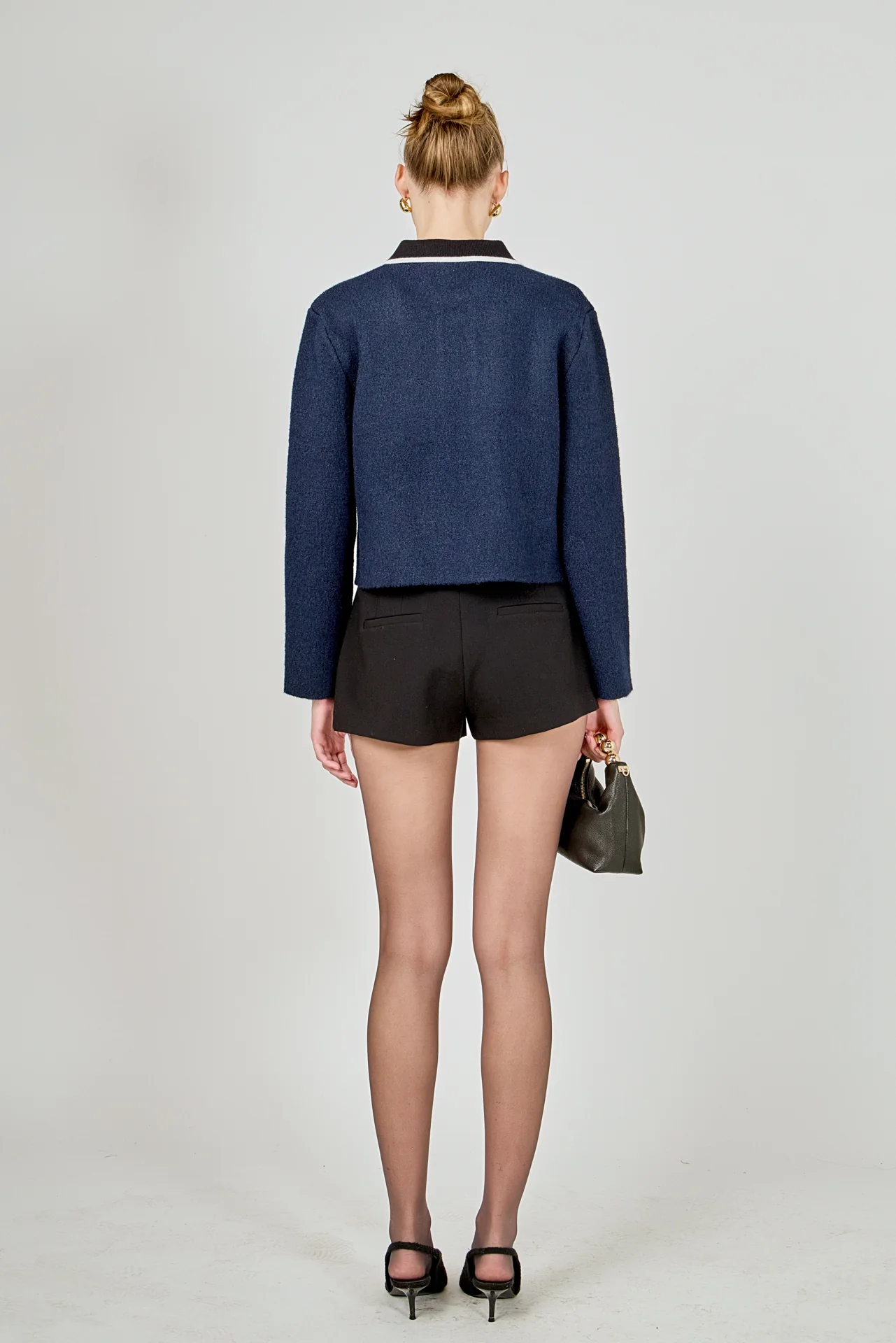 Contrast Placket Cardigan - Image 12