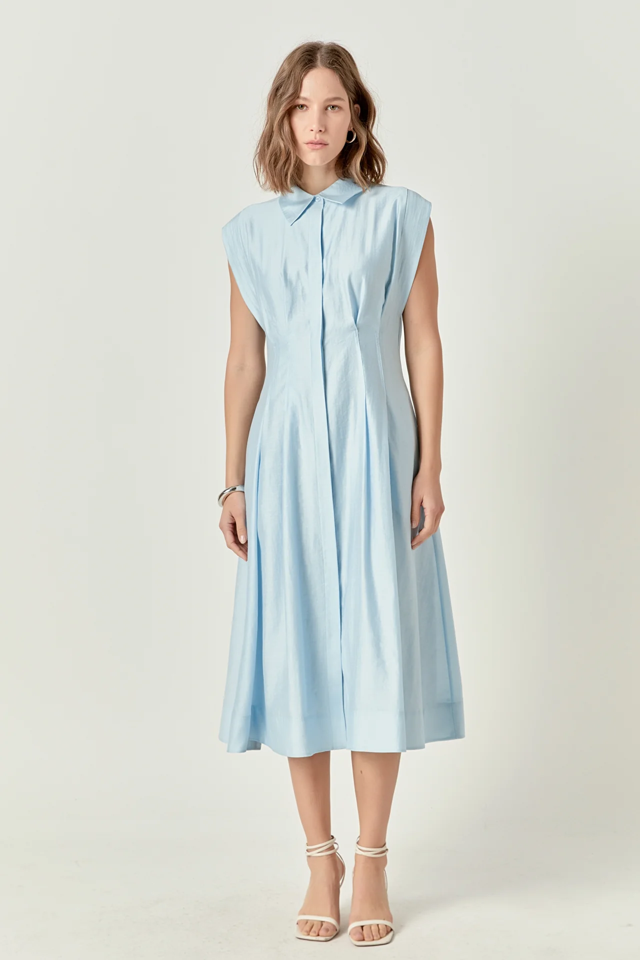 Contrast Stitch Midi Dress - Image 7