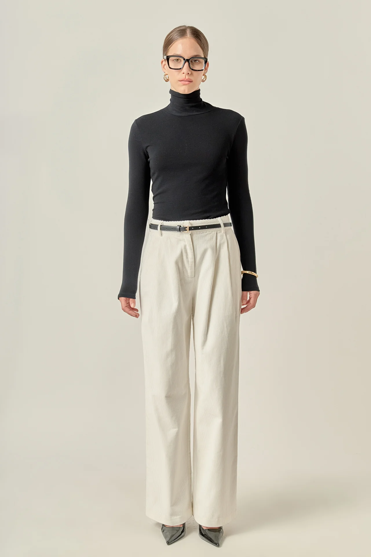 Corduroy Wide Pants - Image 3
