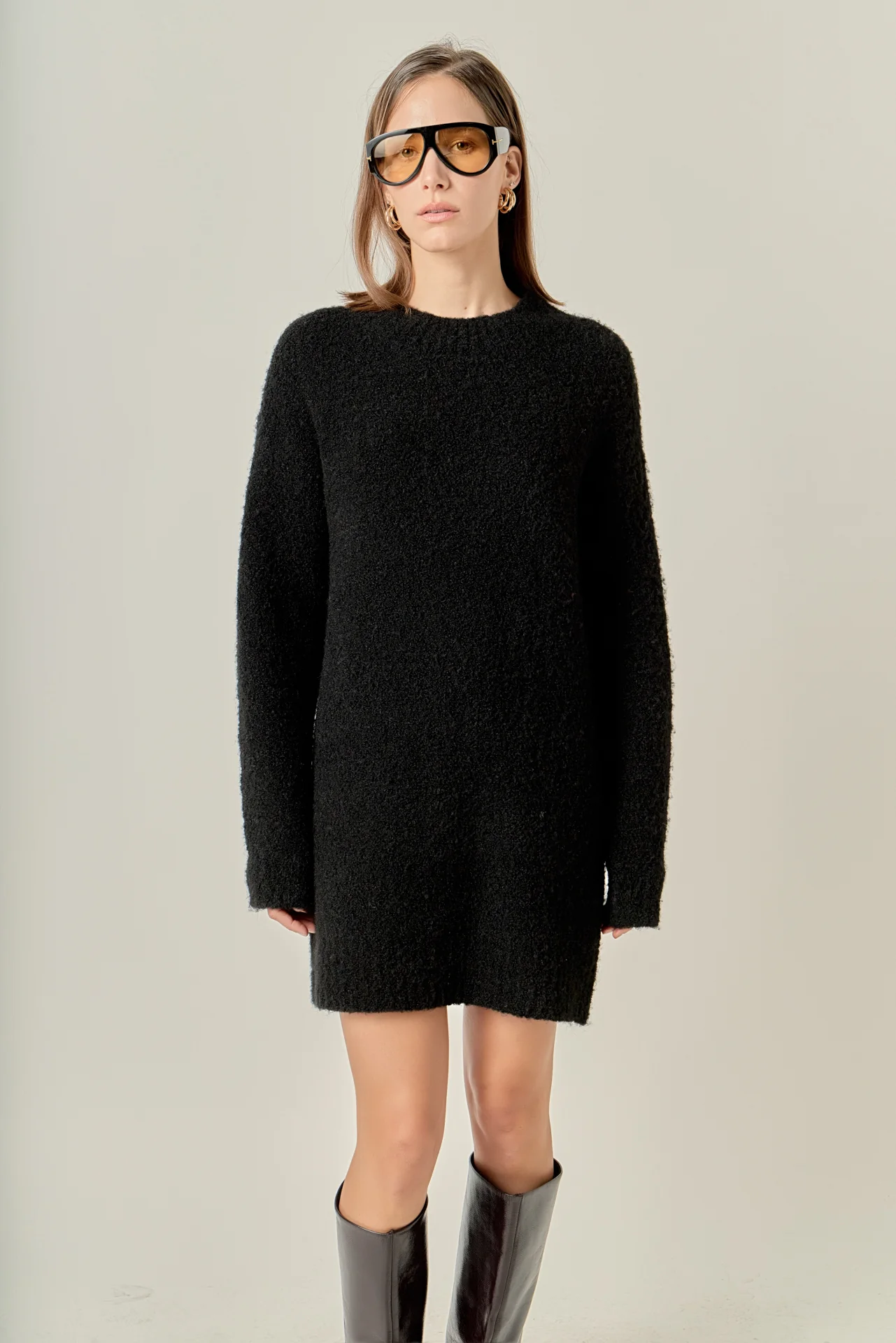 Cozy Round Sweater Dress - Image 11