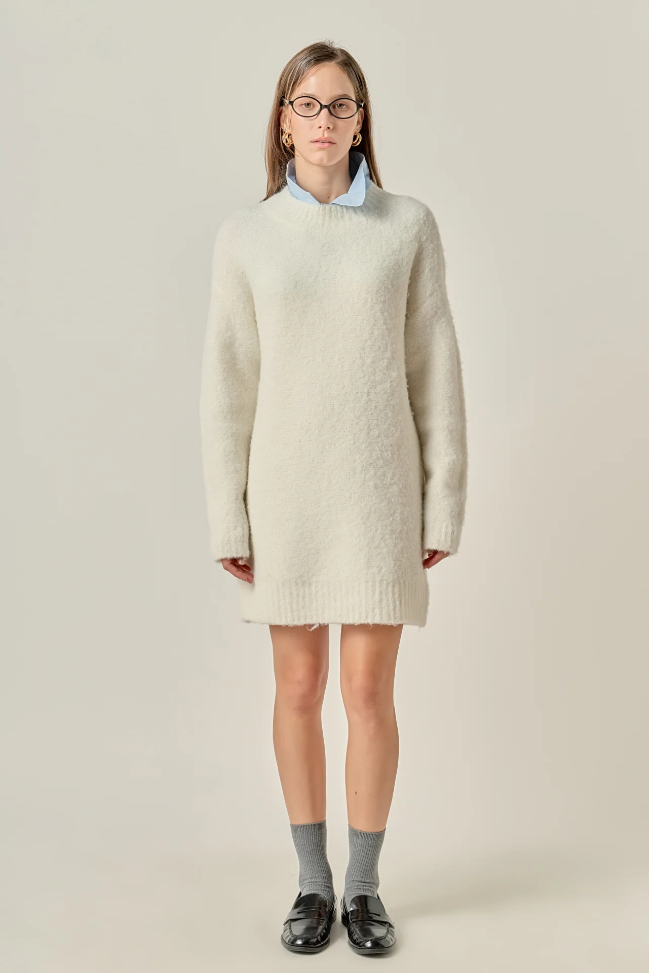 Cozy Round Sweater Dress - Image 14