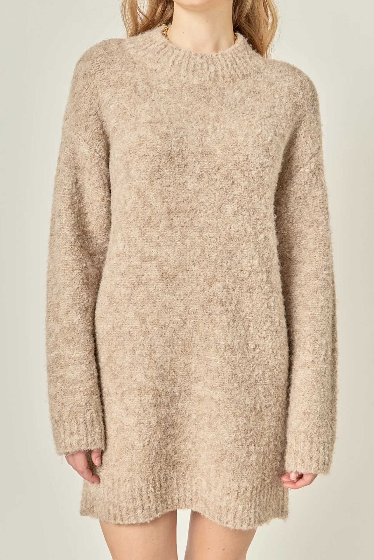 Cozy Round Sweater Dress - Image 2