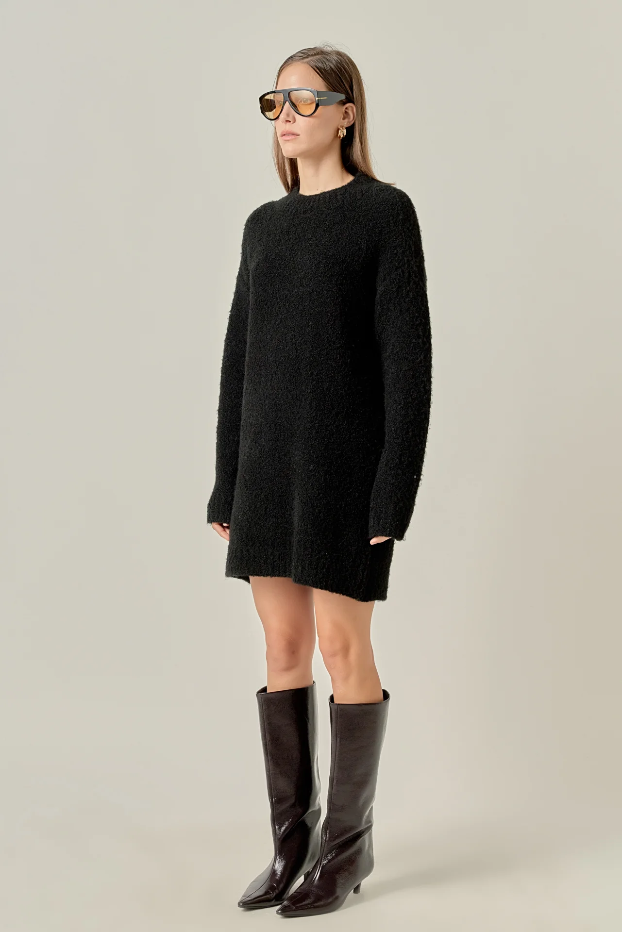 Cozy Round Sweater Dress - Image 7