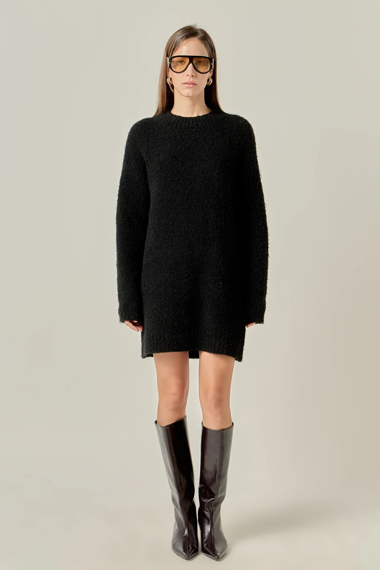 Cozy Round Sweater Dress - Image 9