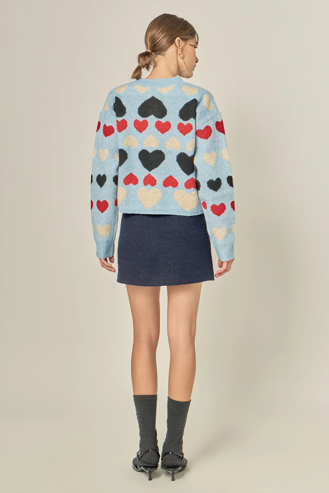Crewneck Heart Cardigan - Image 11