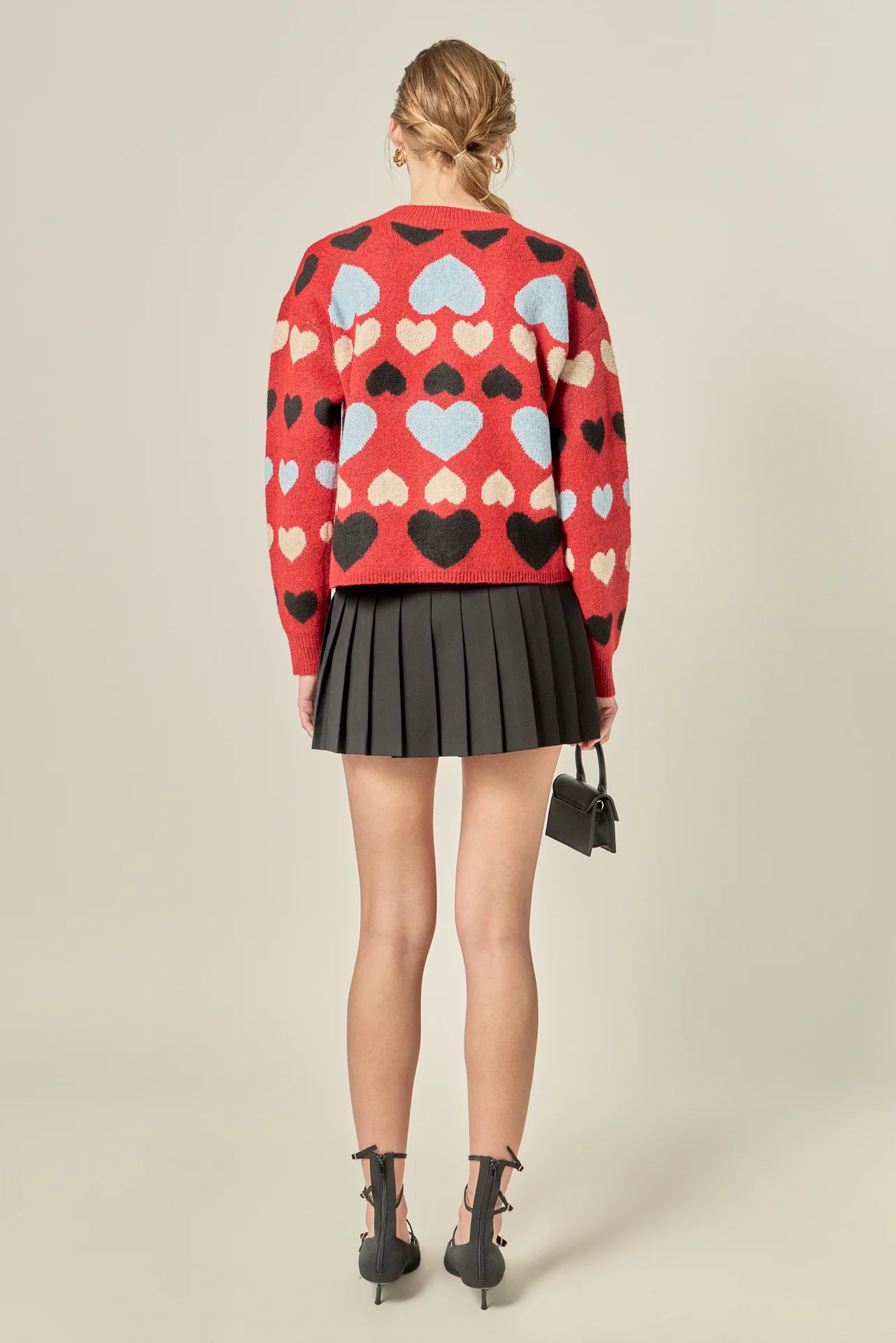 Crewneck Heart Cardigan - Image 6