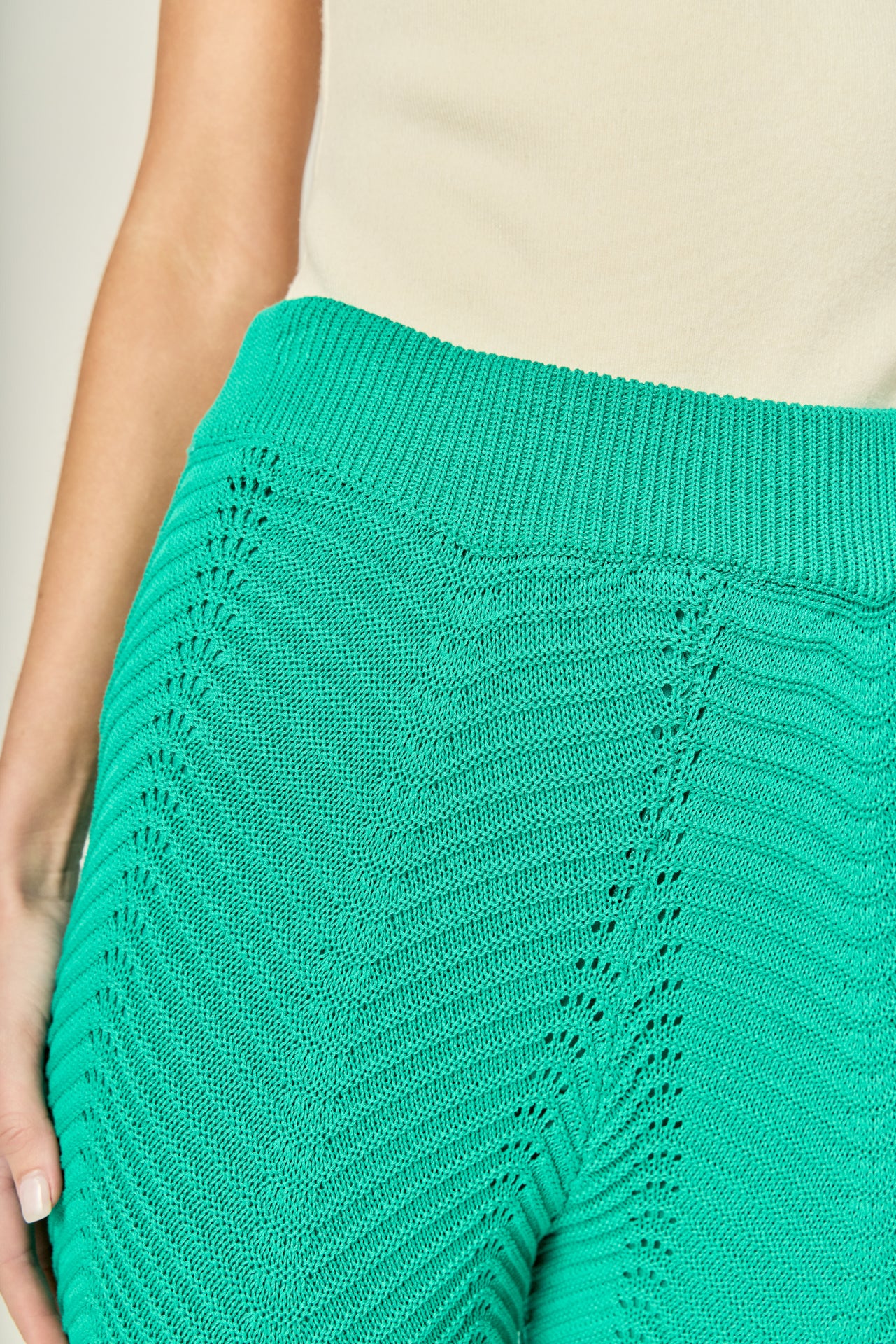 Crochet Knit Pants - Image 2