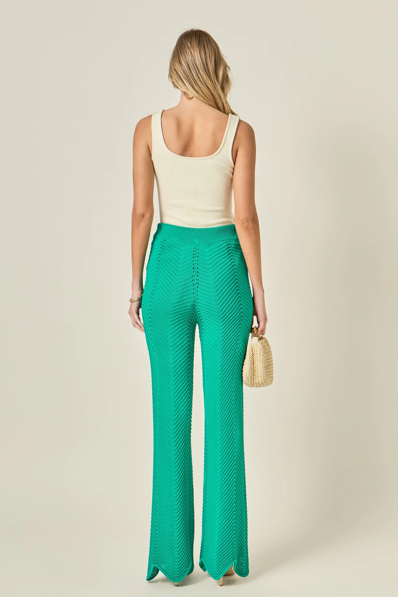 Crochet Knit Pants - Image 4