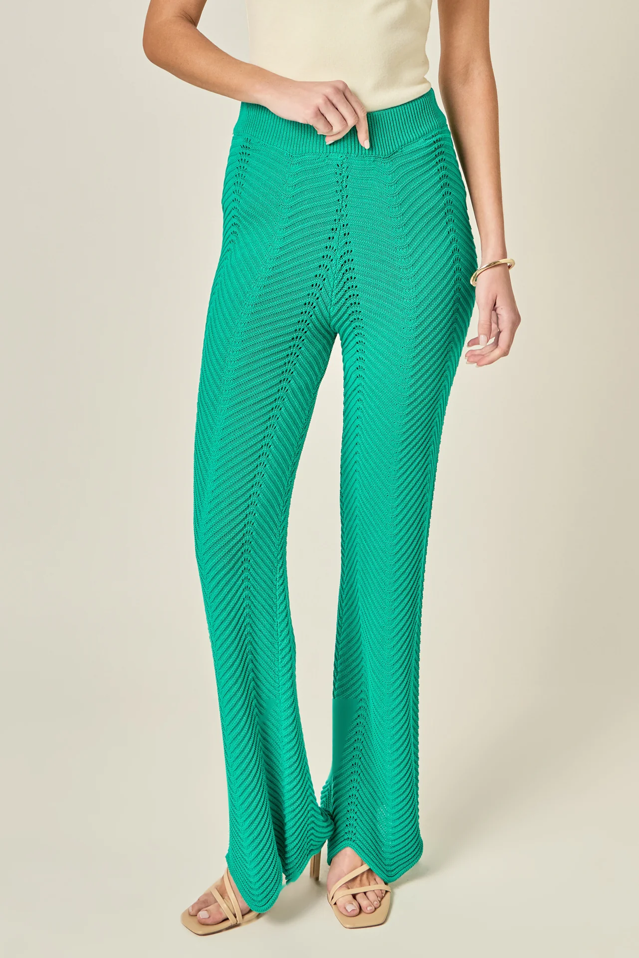 Crochet Knit Pants - Image 5