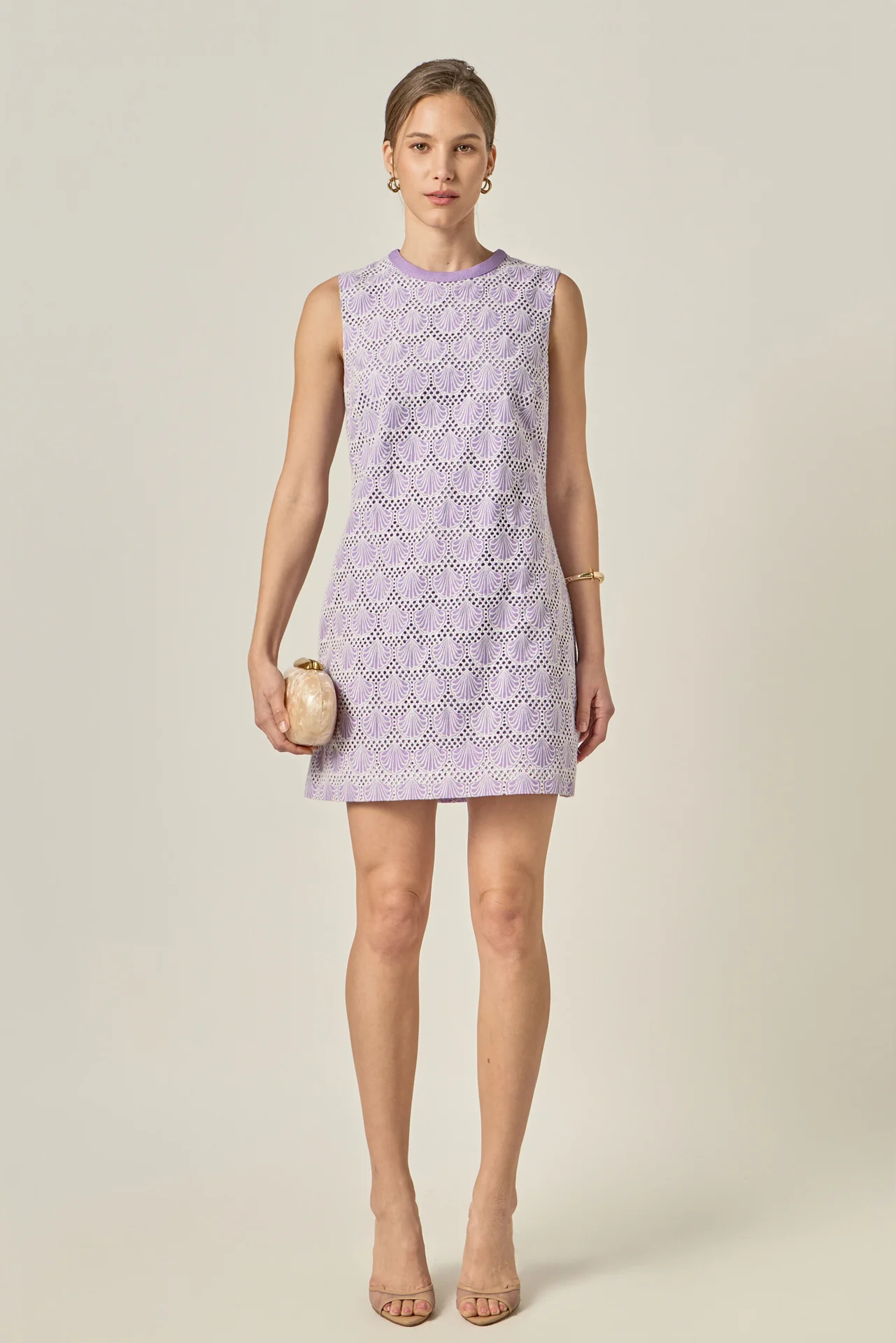 Marina Crochet Lace Mini Dress - Image 7