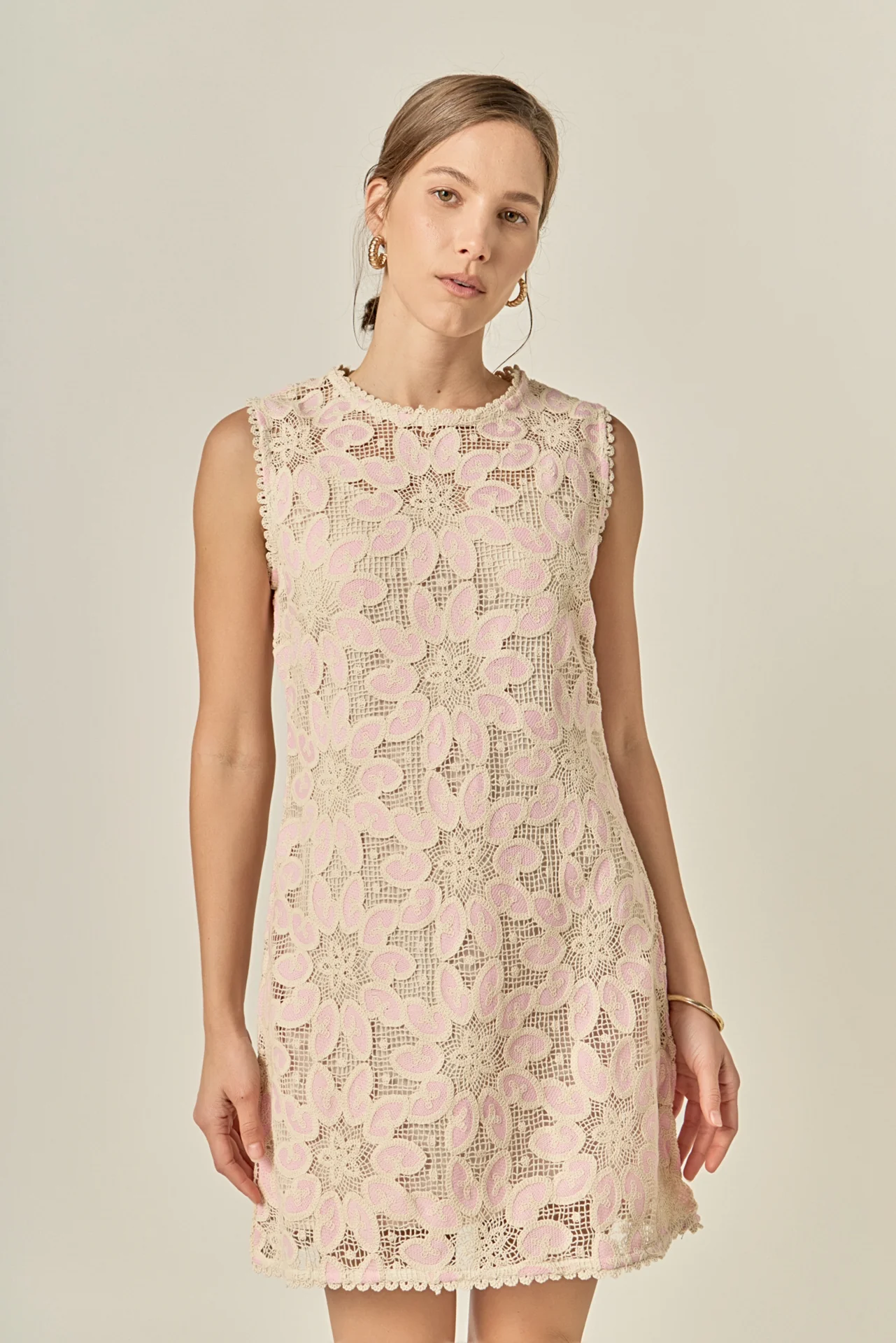 Stella Crochet Mini Dress - Image 6