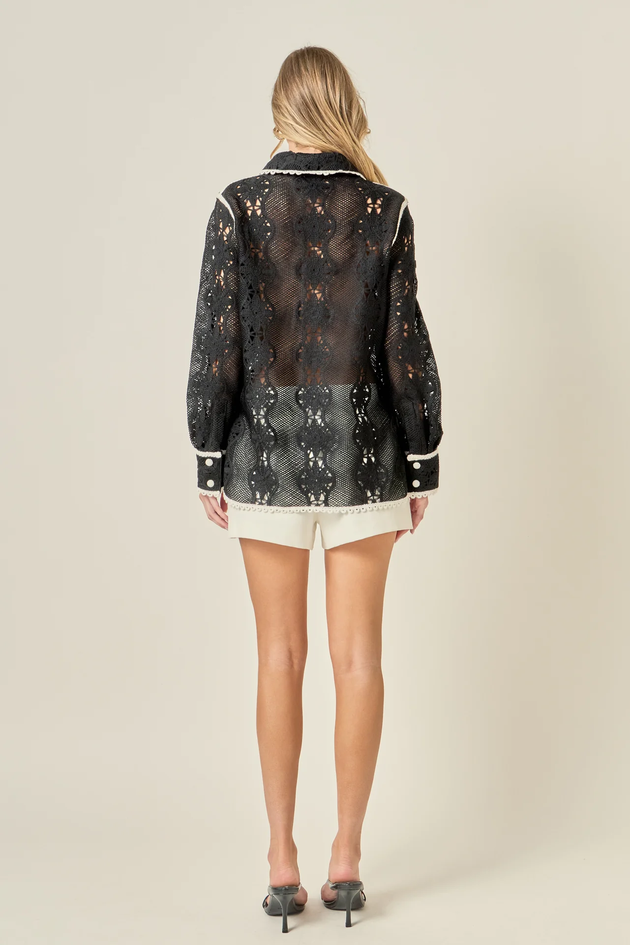 Margaux Crochet Shirt - Image 5