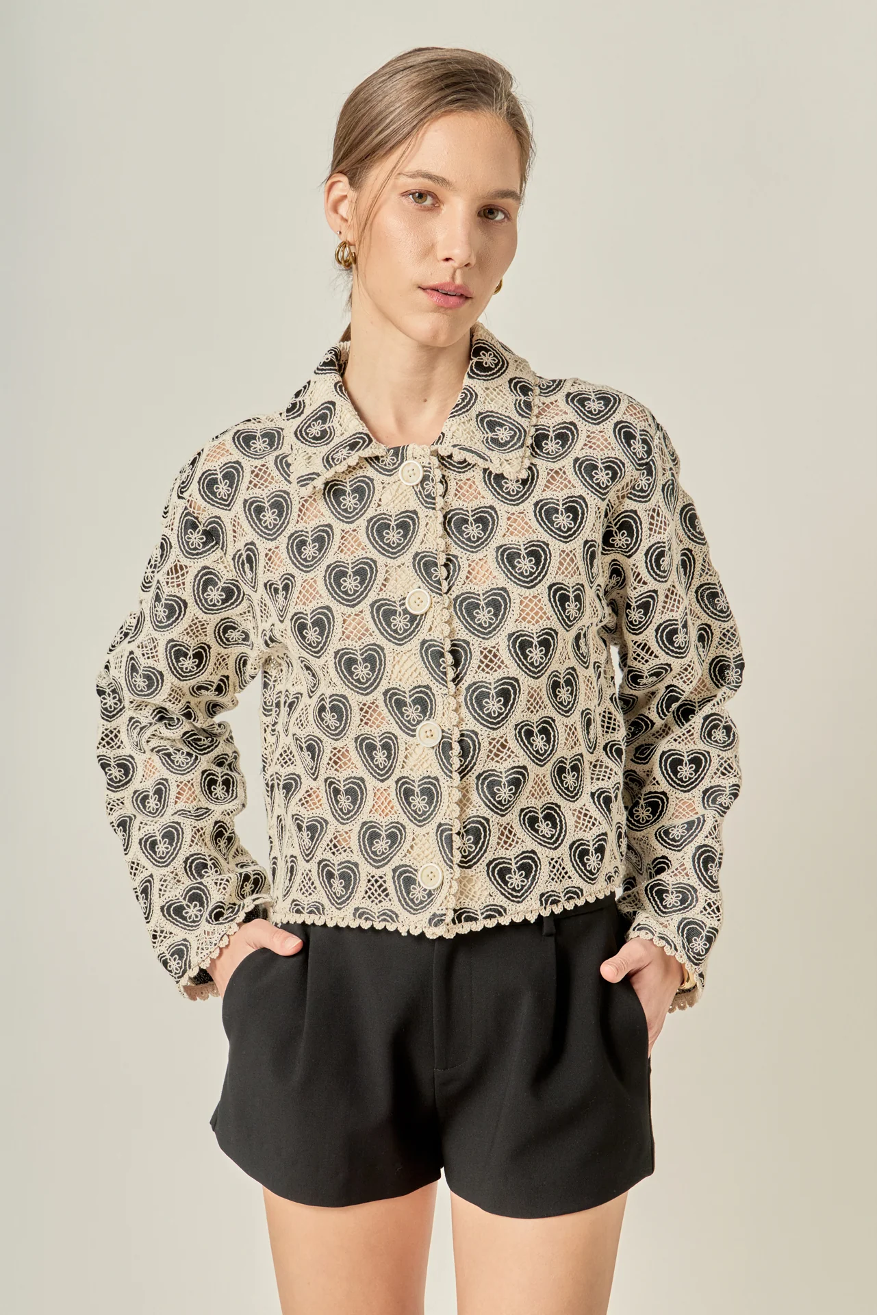 Harlow Crochet Shirt - Image 6