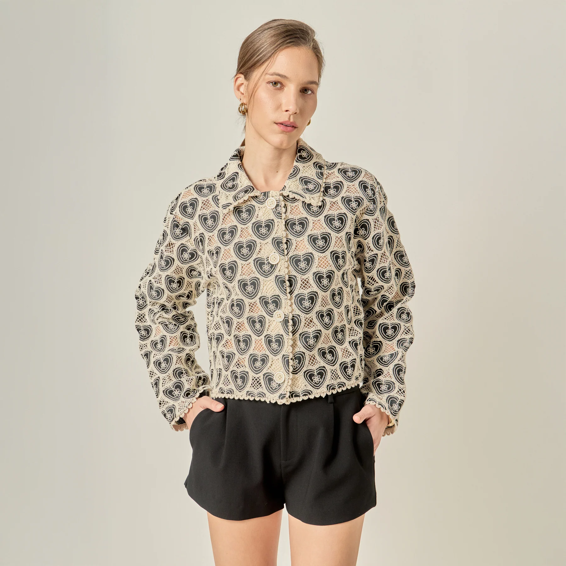 Harlow Crochet Shirt - Image 8