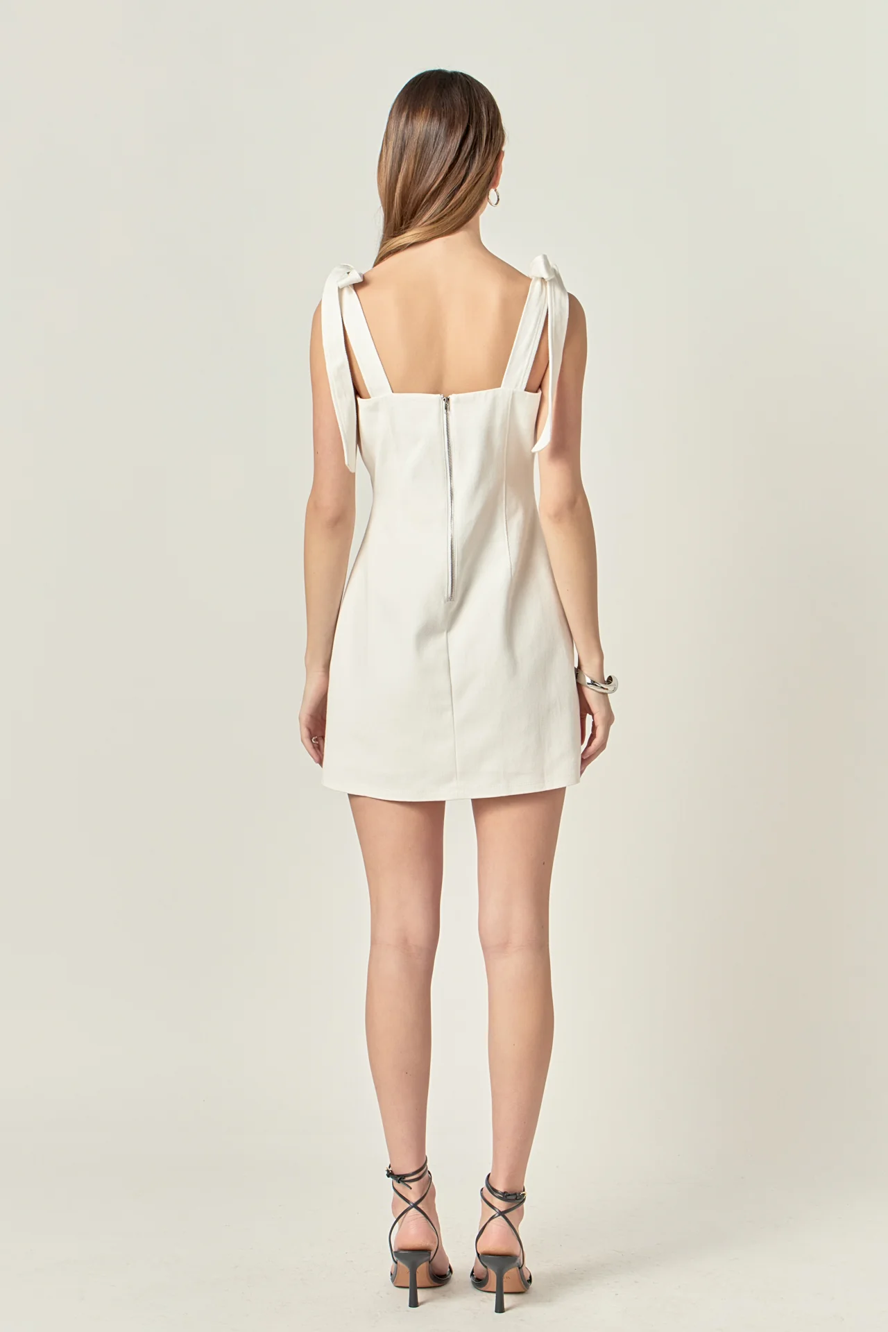 Denim Mini Dress - Image 4