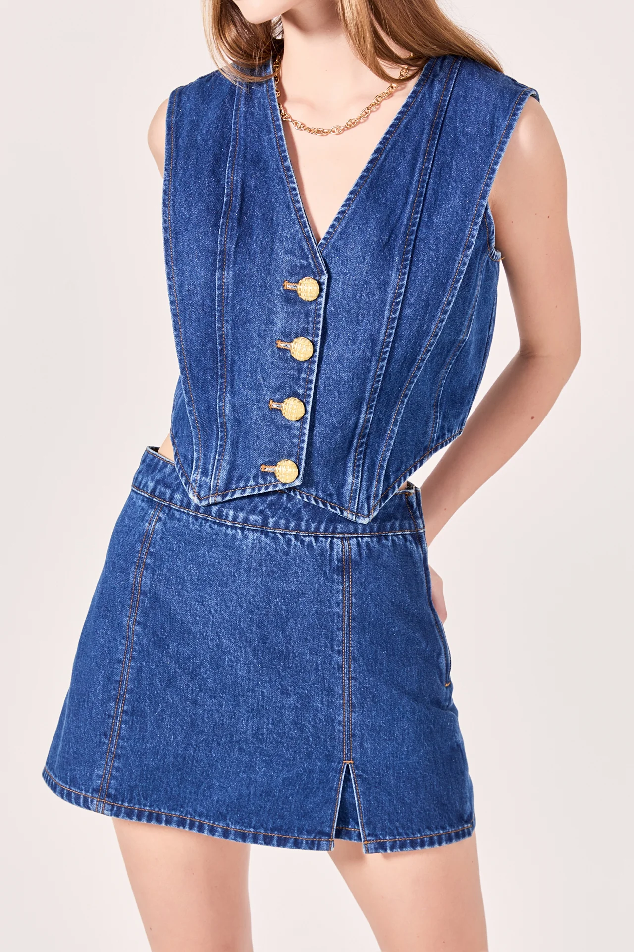 Denim Vest - Image 2