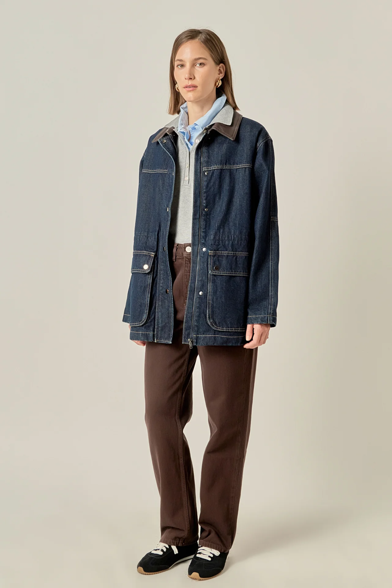 Denim Work Jacket - Image 3