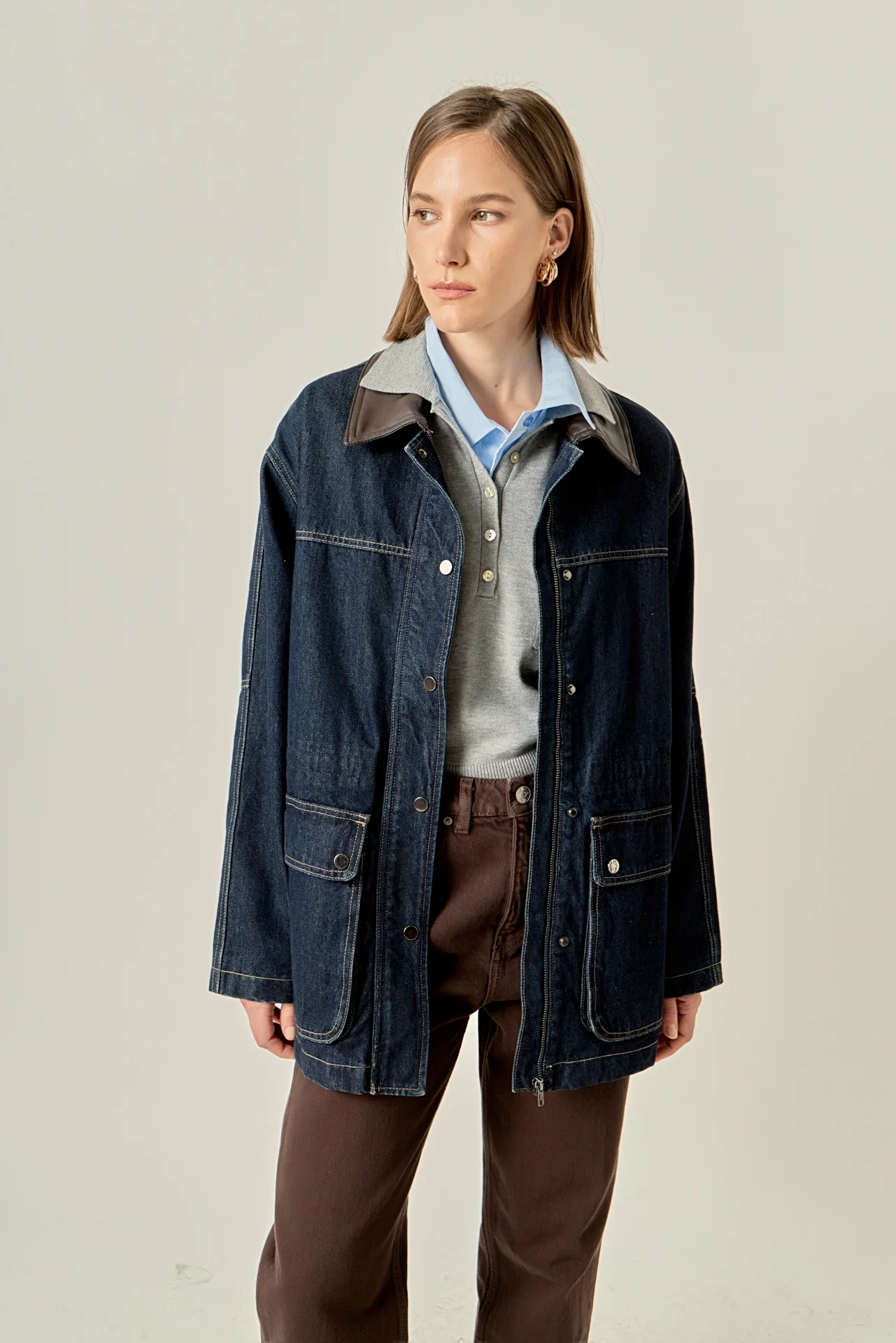 Denim Work Jacket - Image 5