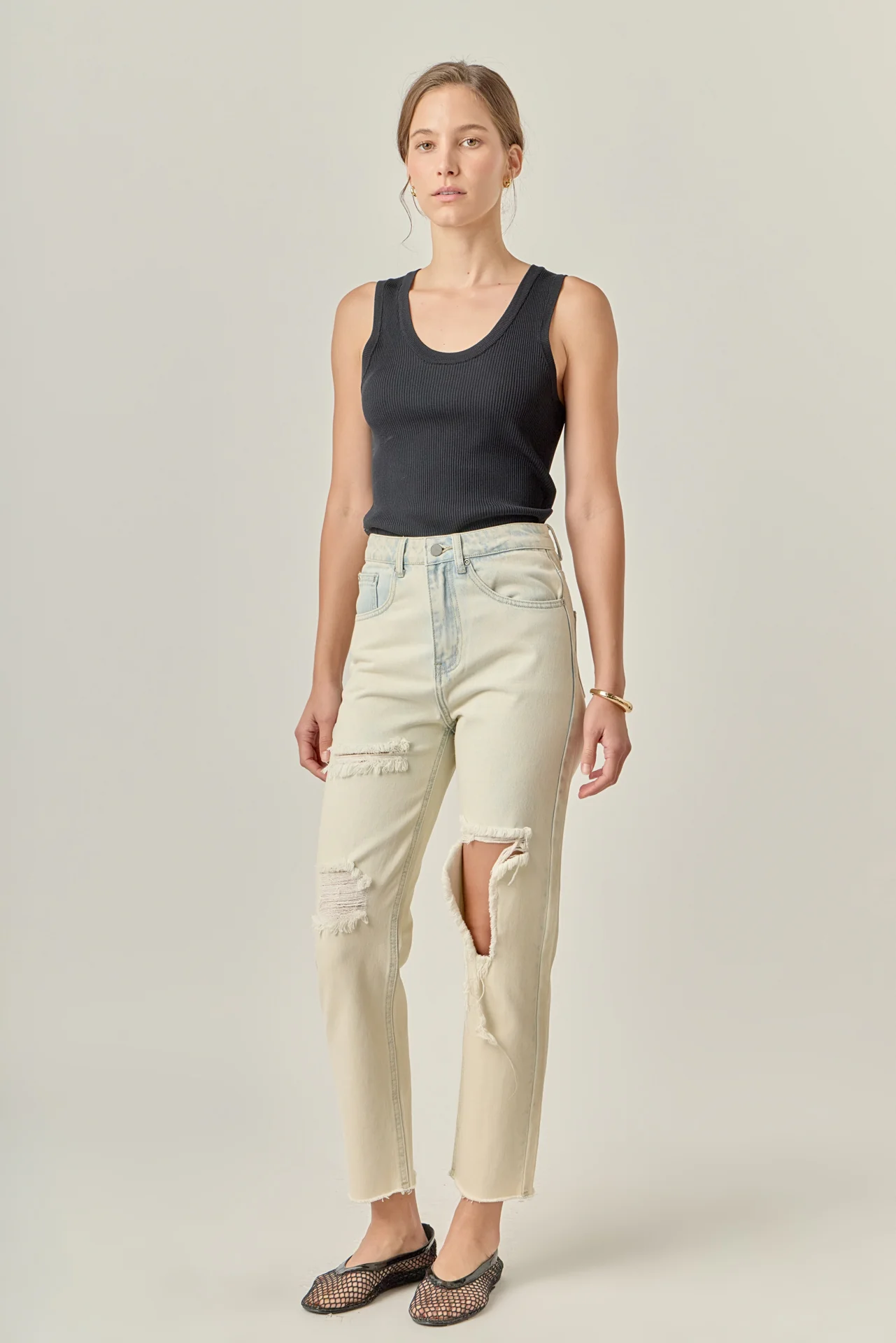 Destroyed Mom Jeans - Image 3