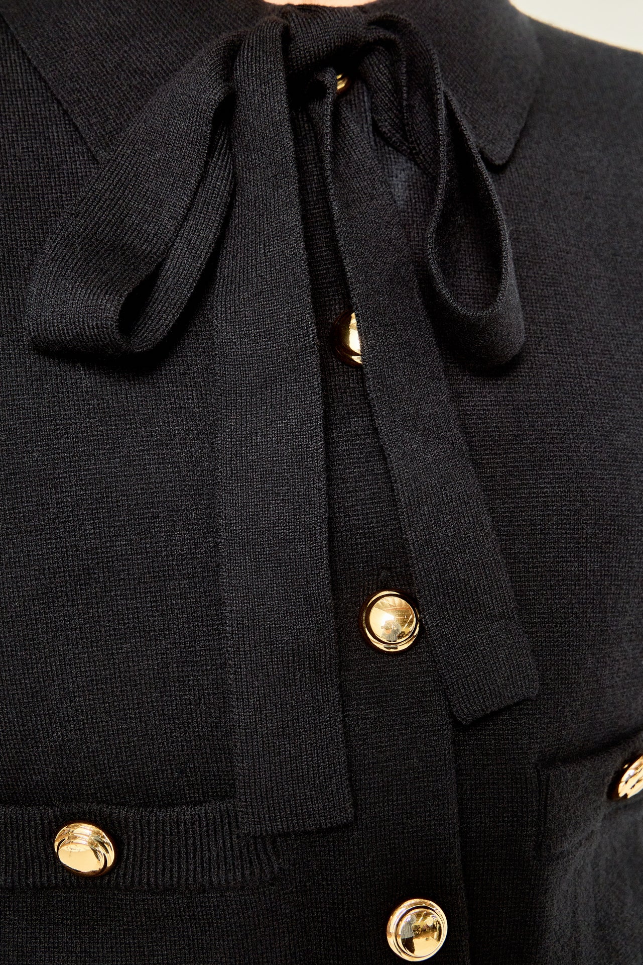 Detachable Bow Cardigan - Image 4