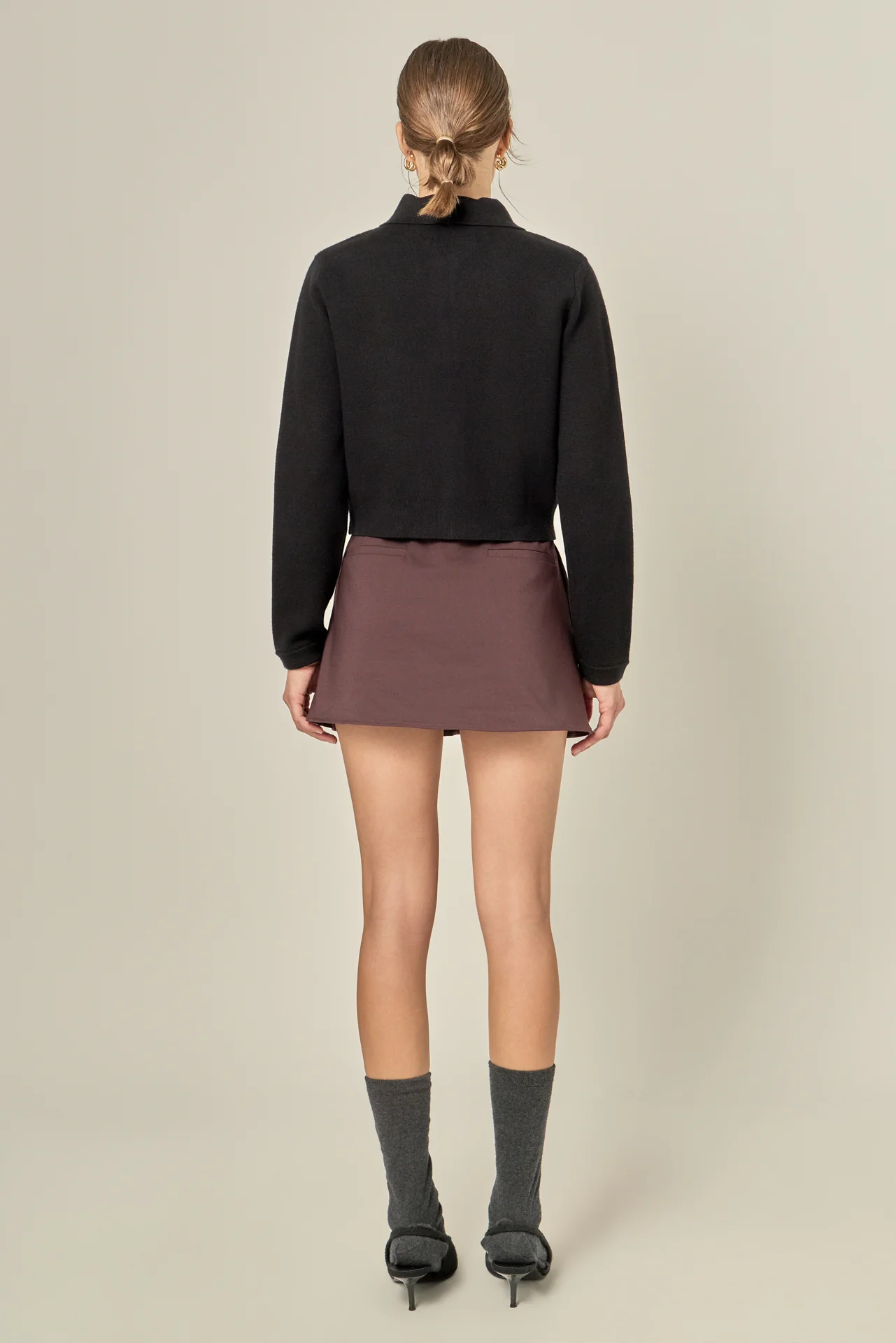 Detachable Bow Cardigan - Image 7