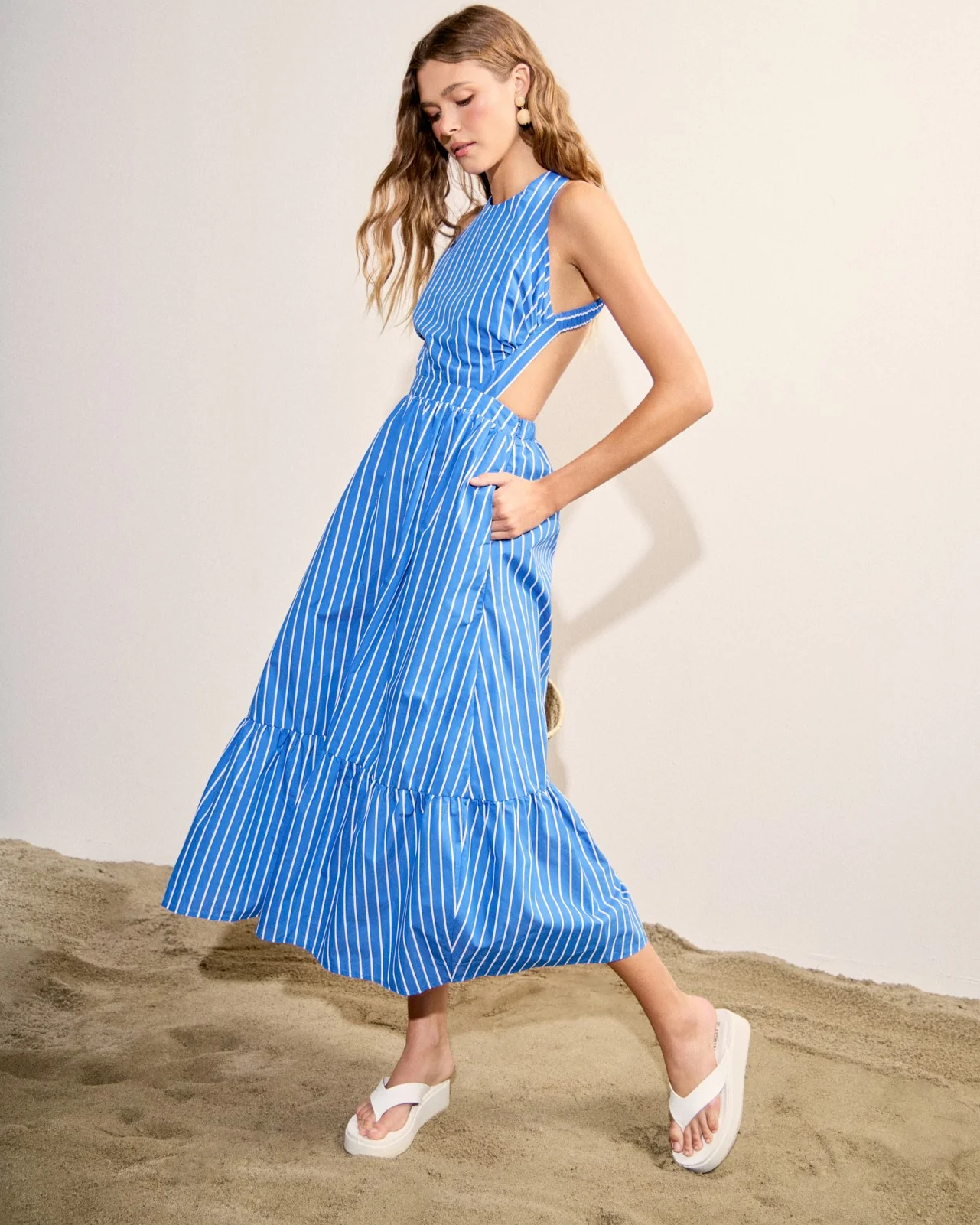 Riviera Stripe Dress - Image 10