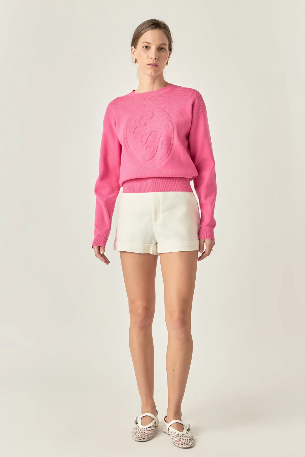Embo Logo Knit Sweater - Image 2