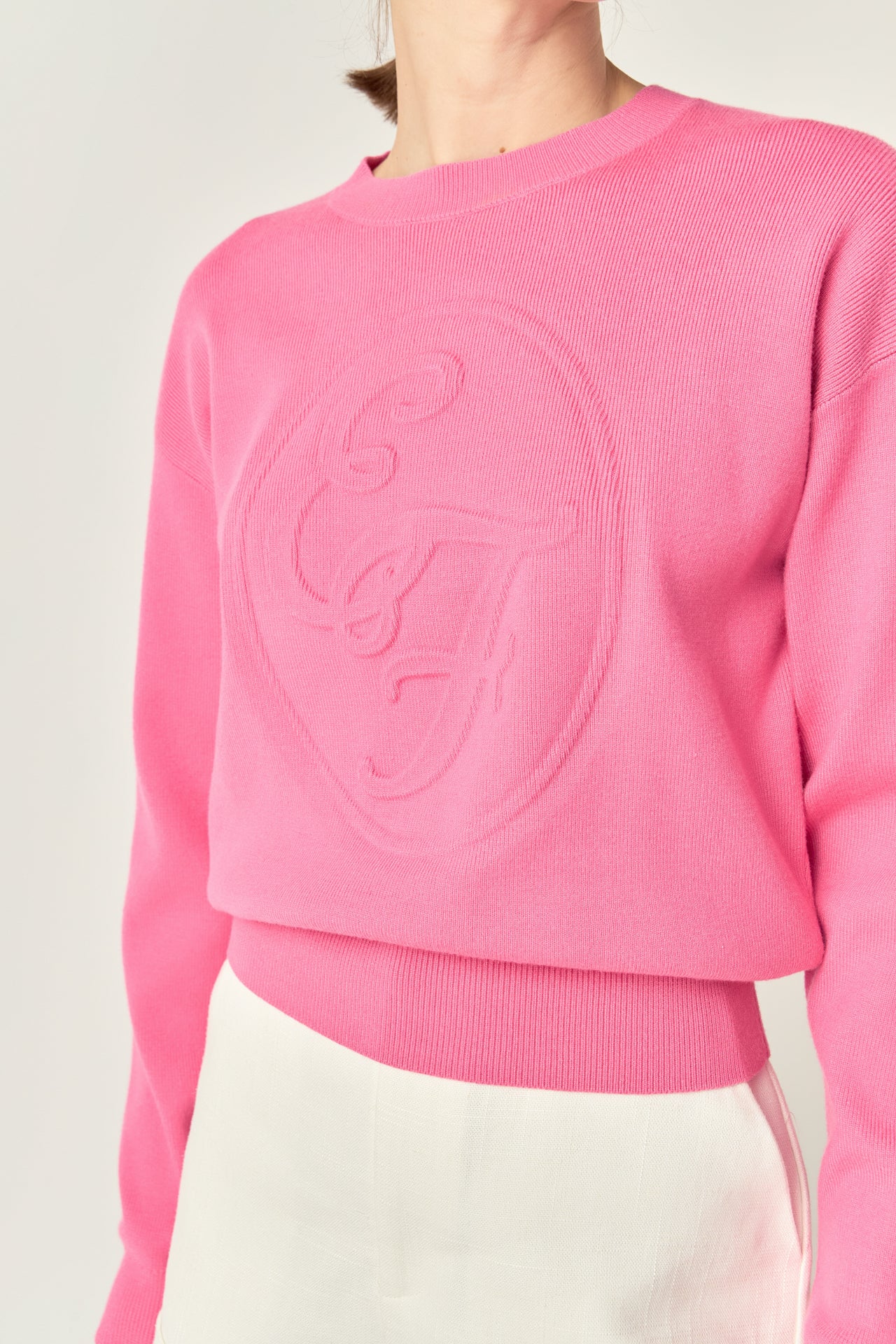 Embo Logo Knit Sweater - Image 3