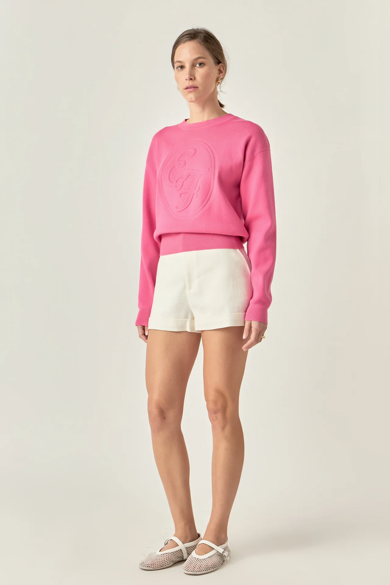 Embo Logo Knit Sweater - Image 4