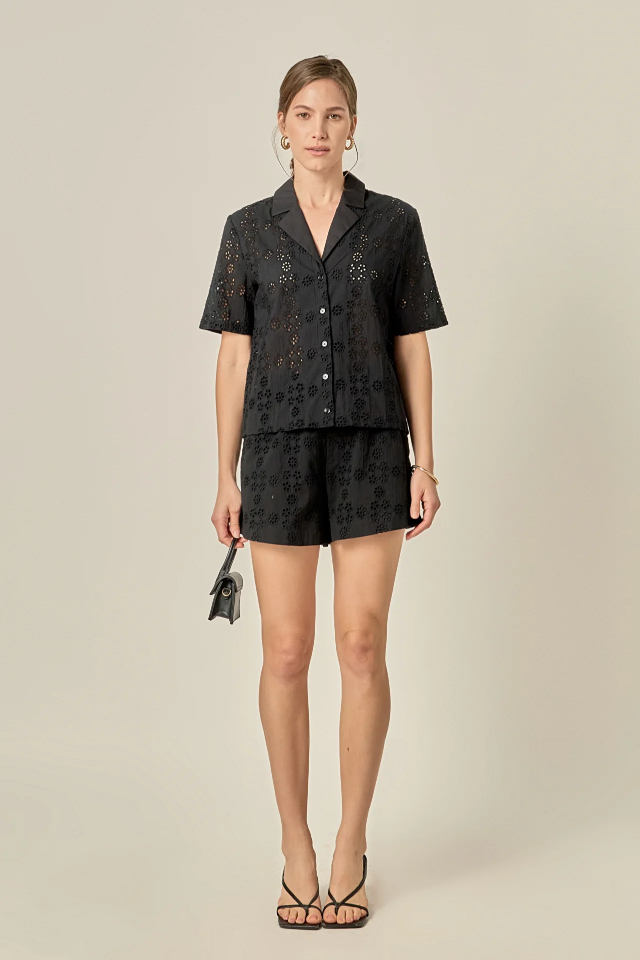 Embroidered Cotton Shorts - Image 3