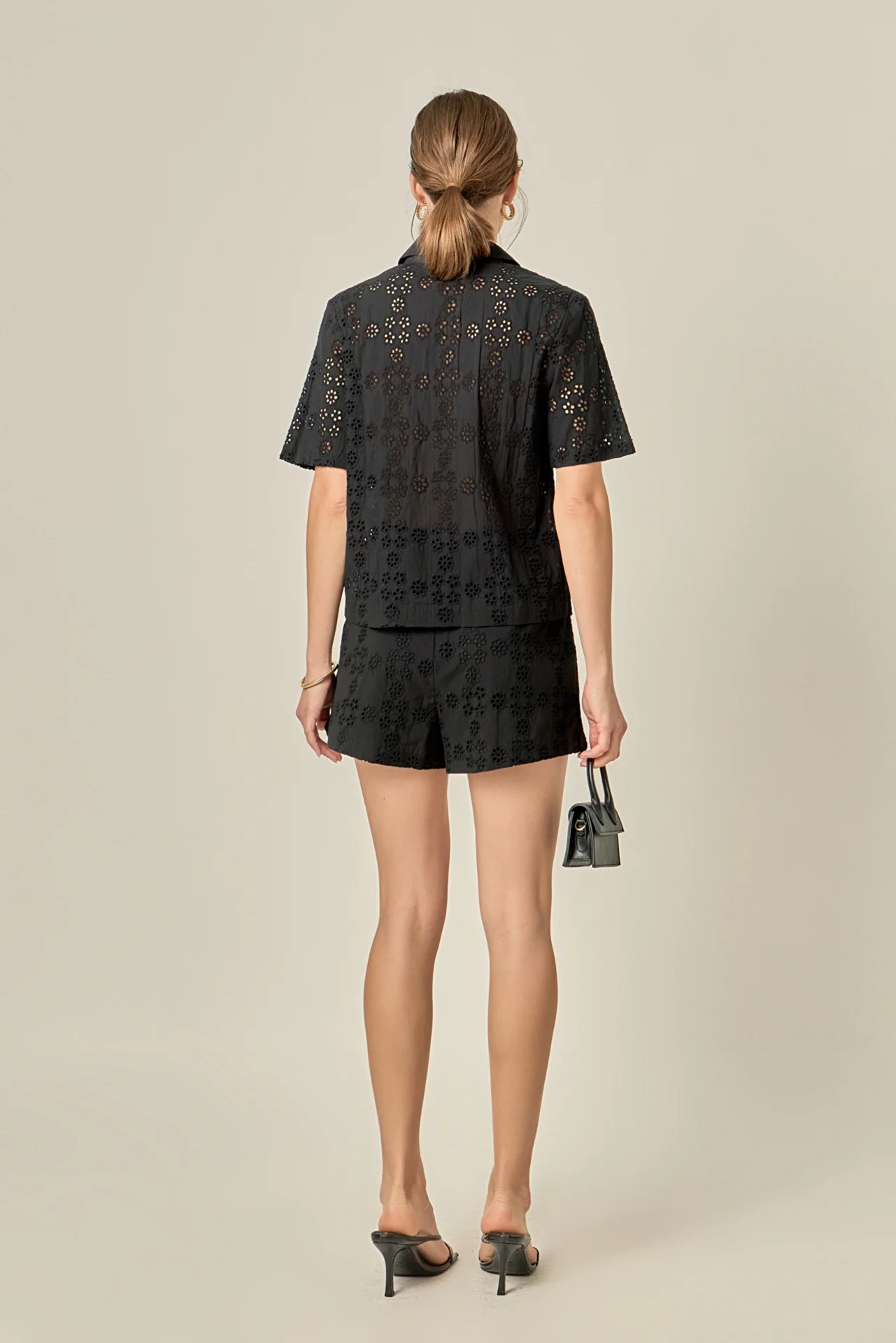 Embroidered Cotton Shorts - Image 4