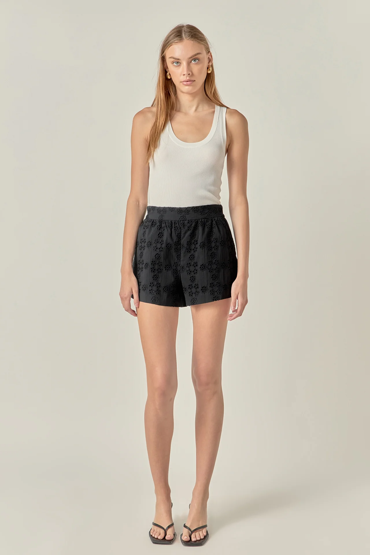 Embroidered Cotton Shorts - Image 6