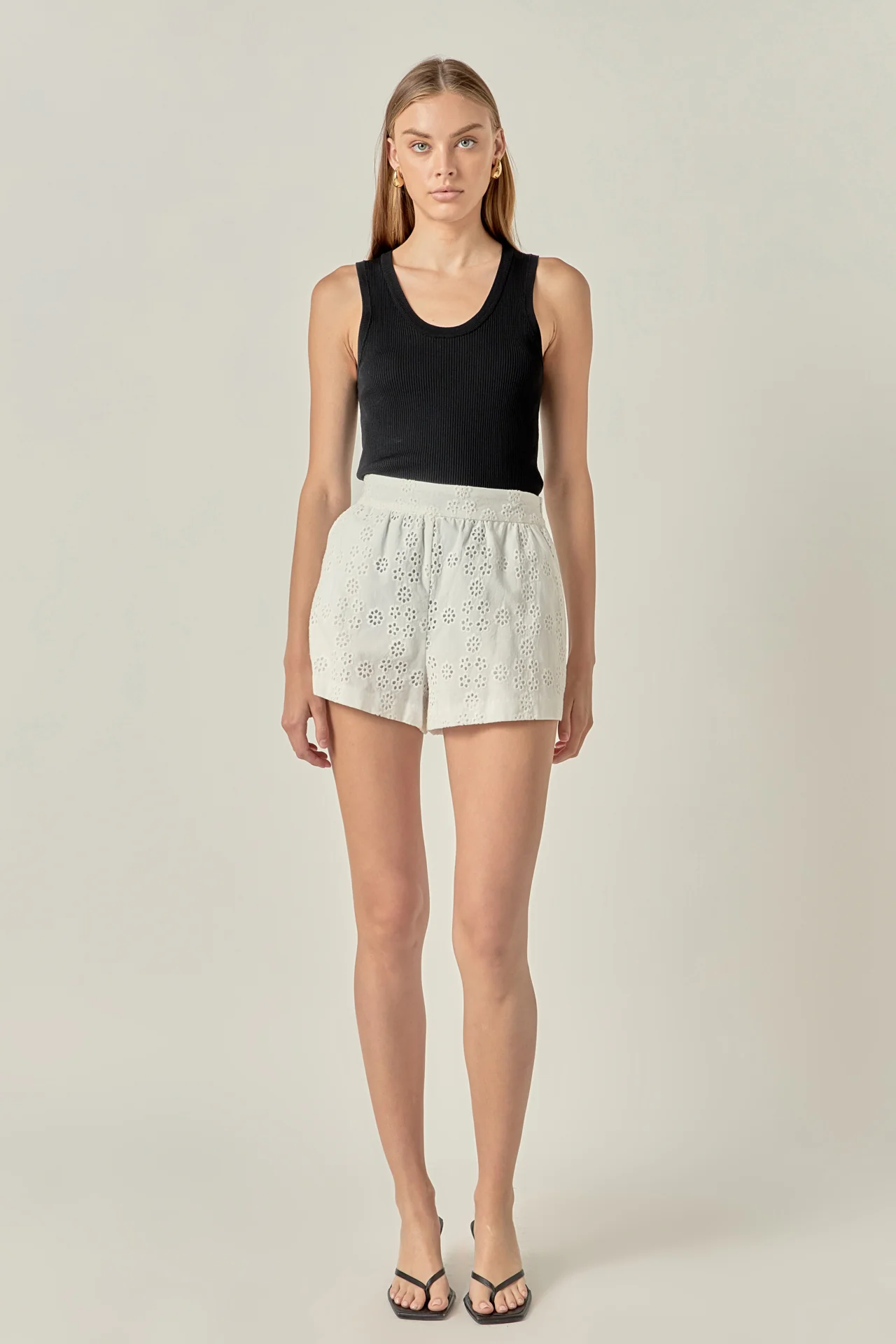 Embroidered Cotton Shorts - Image 7