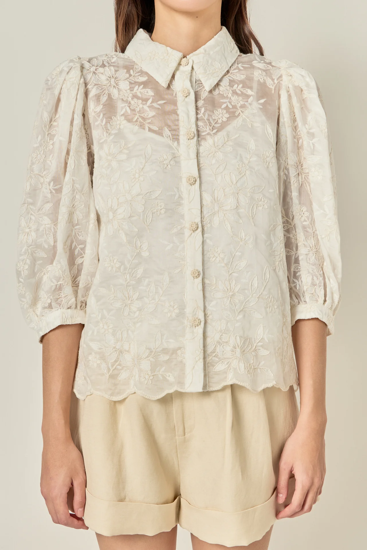 Arabella Embroidered Blouse - Image 2