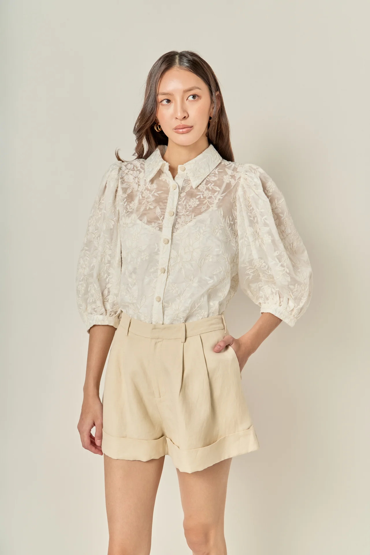 Arabella Embroidered Blouse - Image 6
