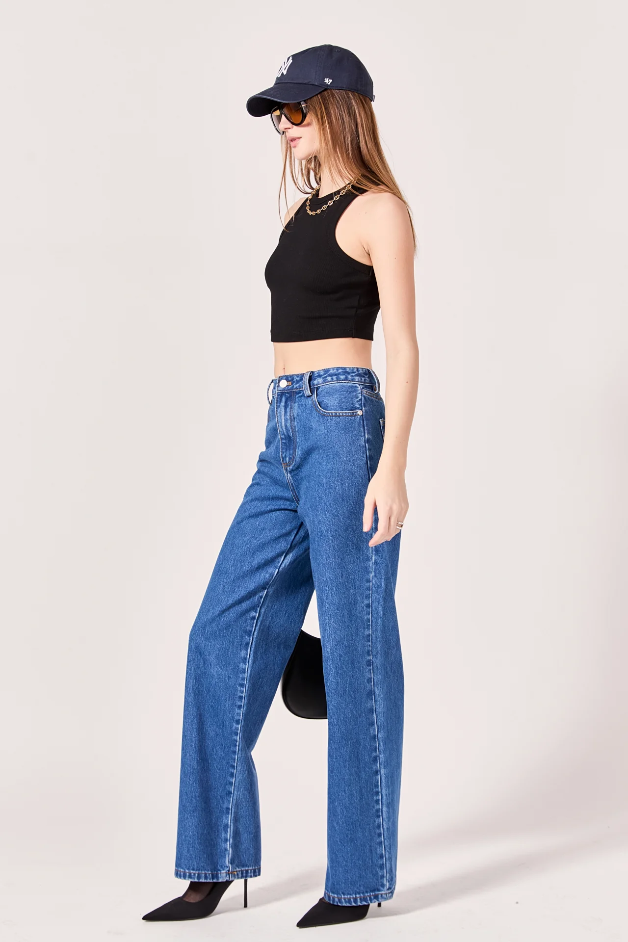 Embroidered Bow Denim - Image 4