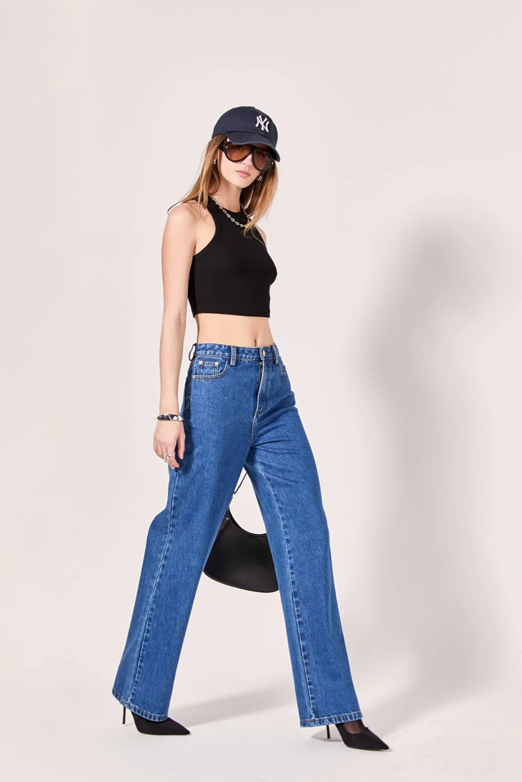 Embroidered Bow Denim - Image 6