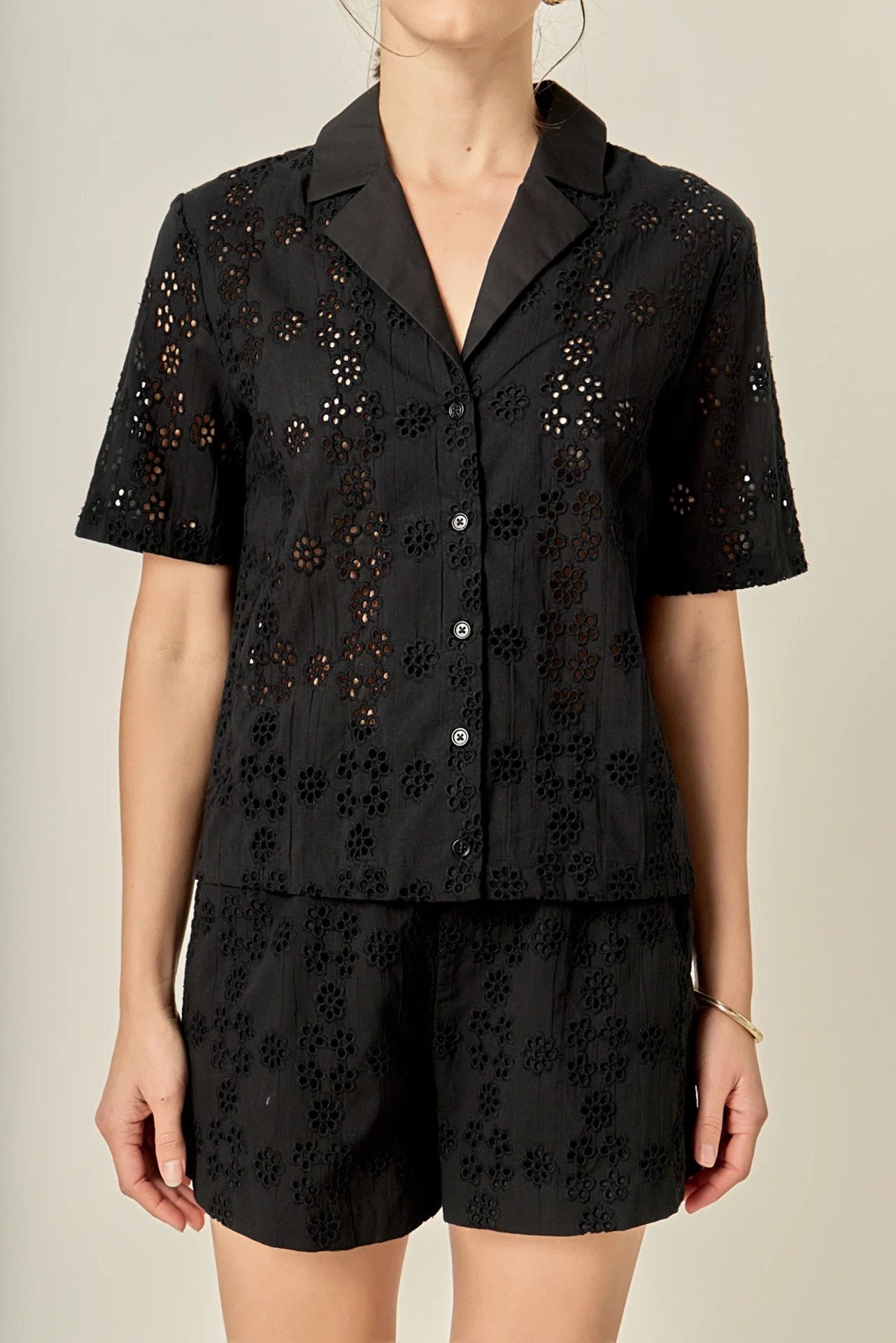 Embroidered Cotton Camp Shirt - Image 2
