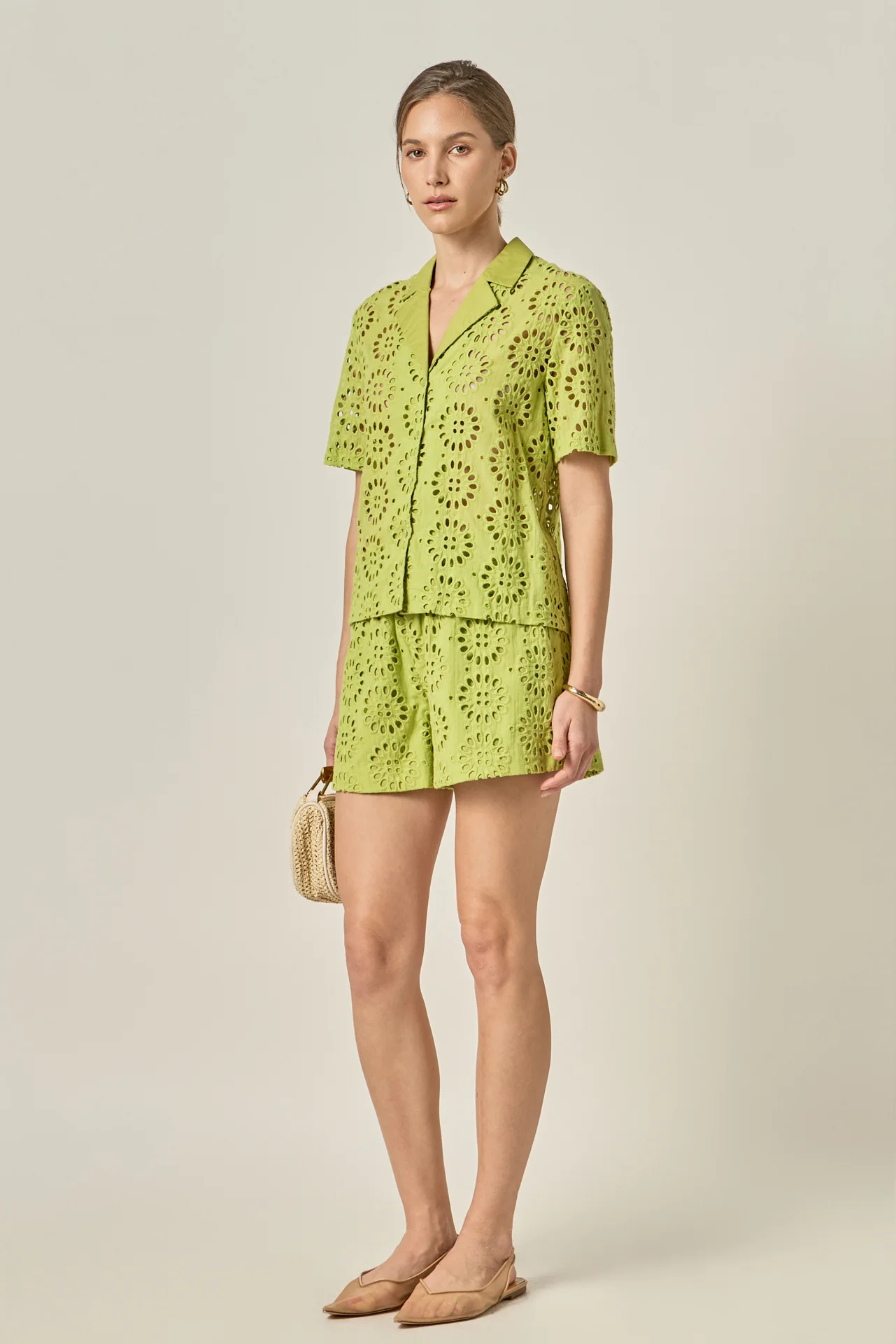 Embroidered Cotton Camp Shirt - Image 4