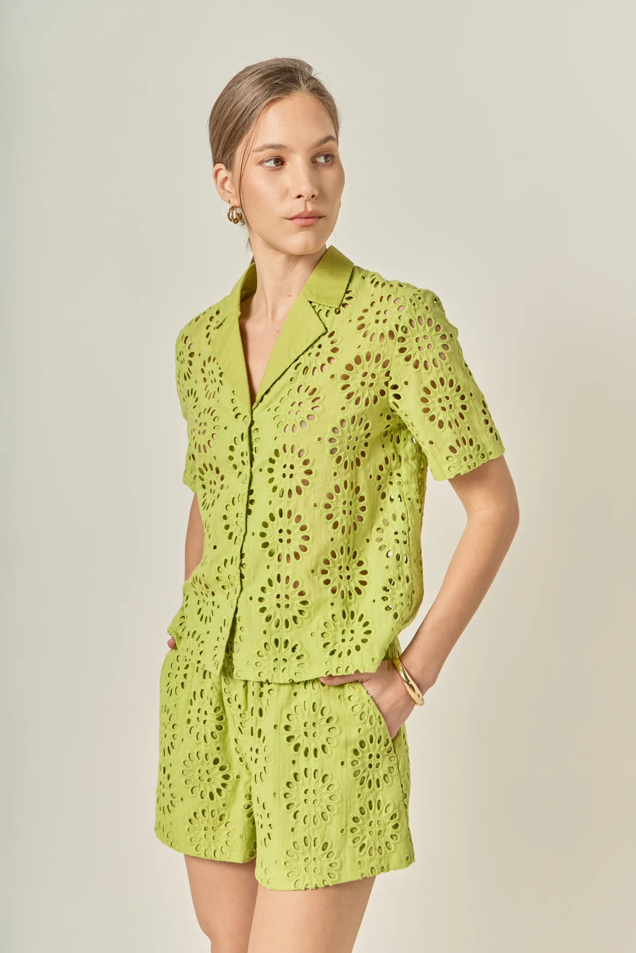 Embroidered Cotton Camp Shirt - Image 6