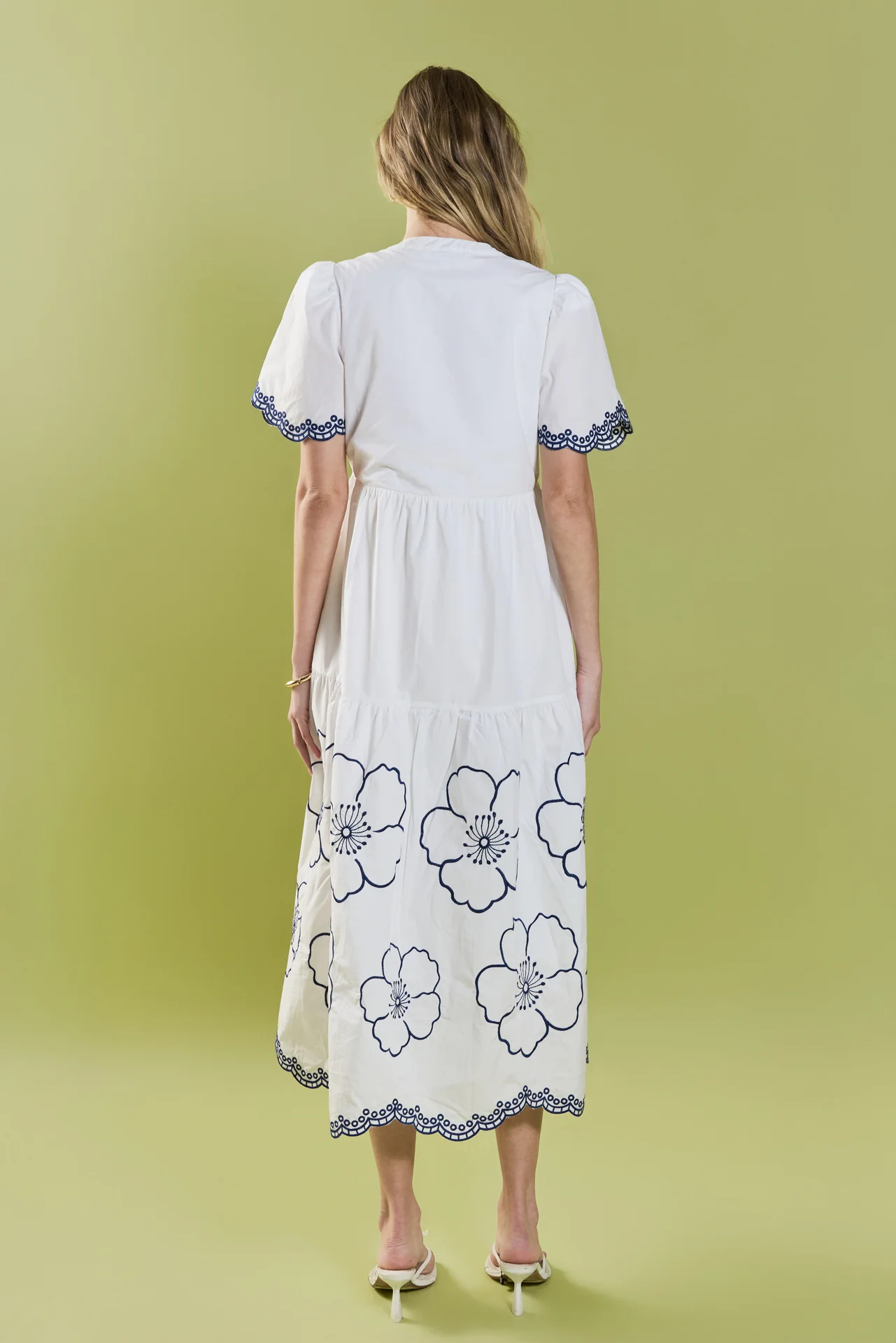 Blossom Edge Midi Dress - Image 4