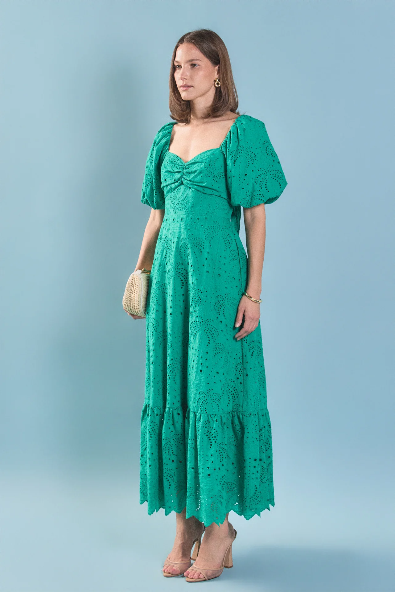 Sienna Embroidered Resort Maxi Dress - Image 5