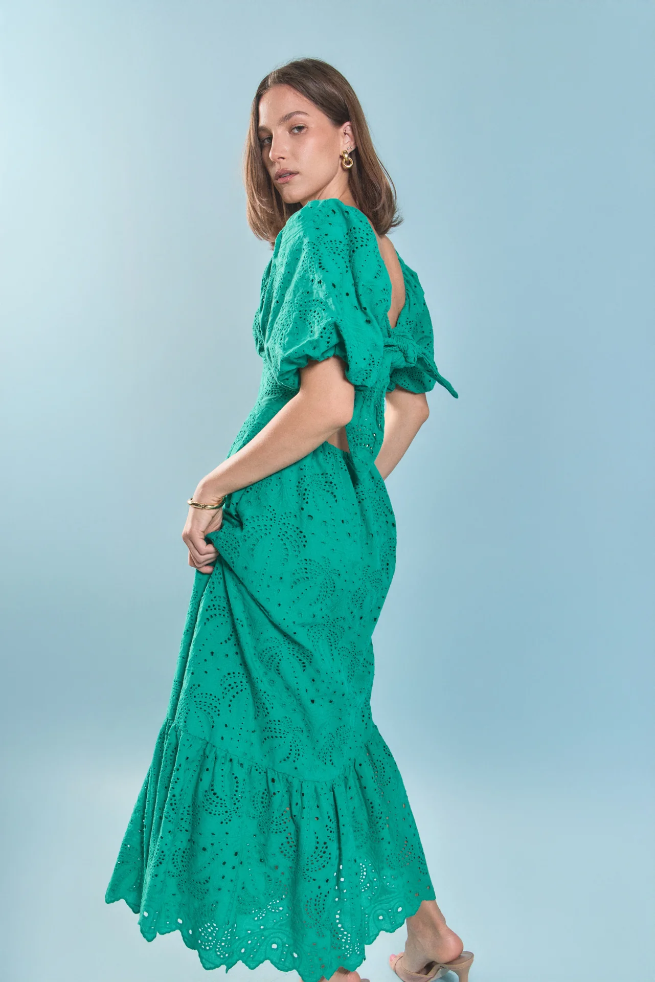 Sienna Embroidered Resort Maxi Dress - Image 8