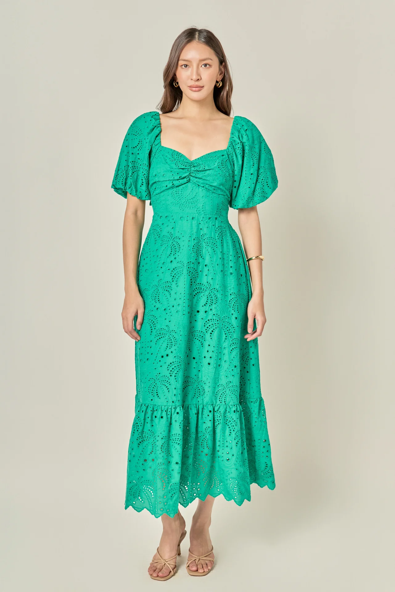 Sienna Embroidered Resort Maxi Dress - Image 9